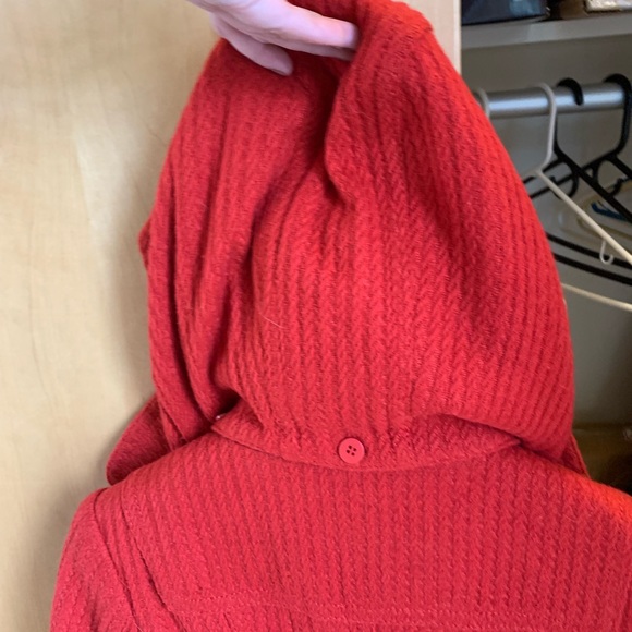 Coral / Red Women’s Peacoat - Picture 4 of 4